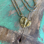 Madonna and Child Two Tone Rope Chain