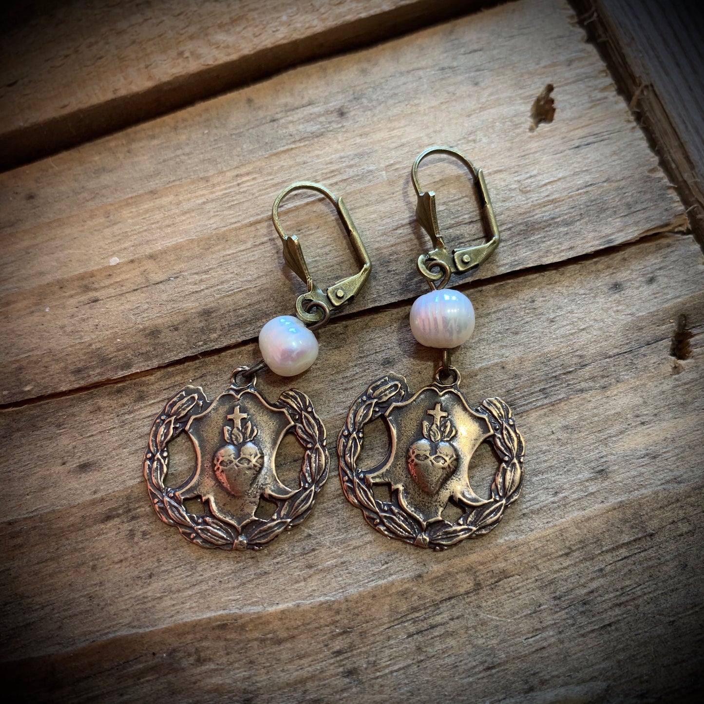 Ave María Vintage Inspired Earrings