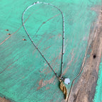 Wing and Rose Necklace