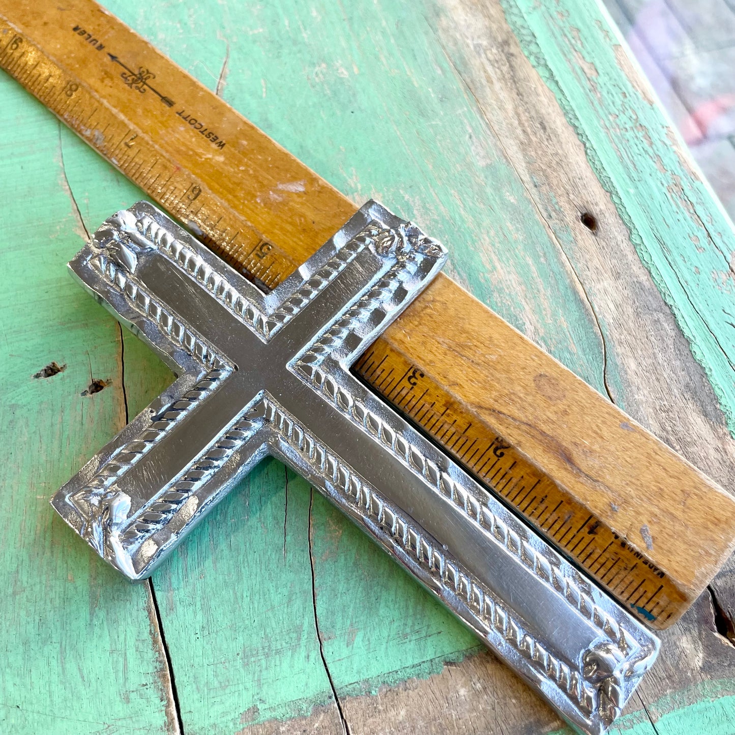 Simple Pewter Cross