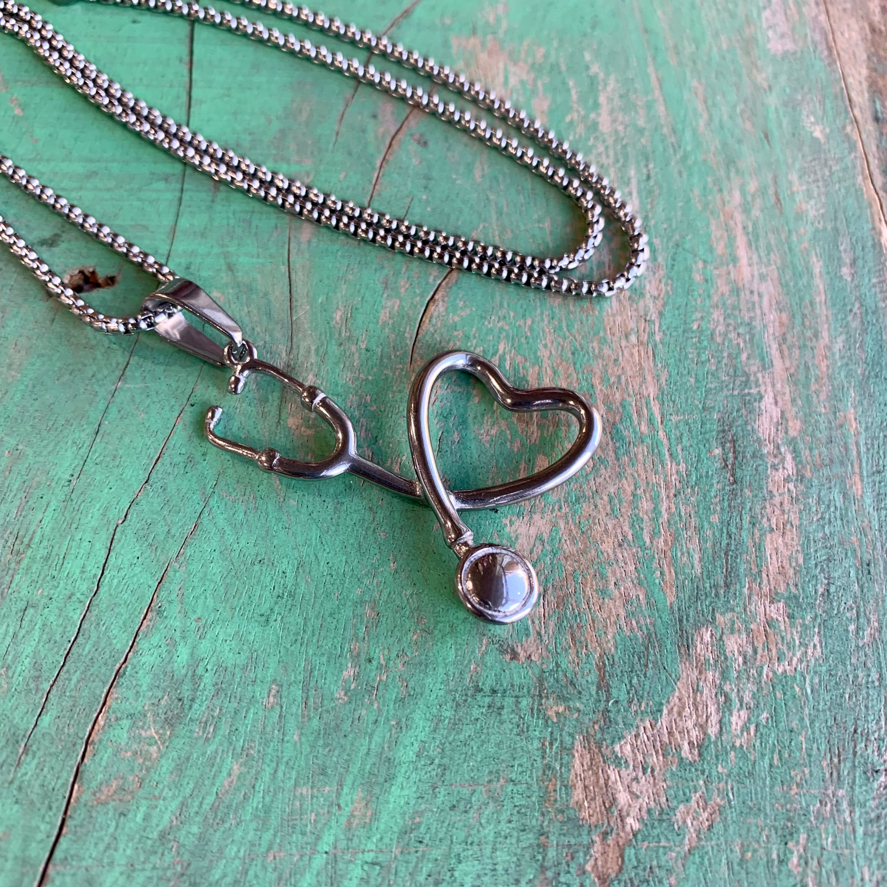 Stethoscope Love Necklace