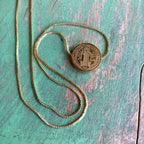 Adjustable St Benedict Slider Necklace