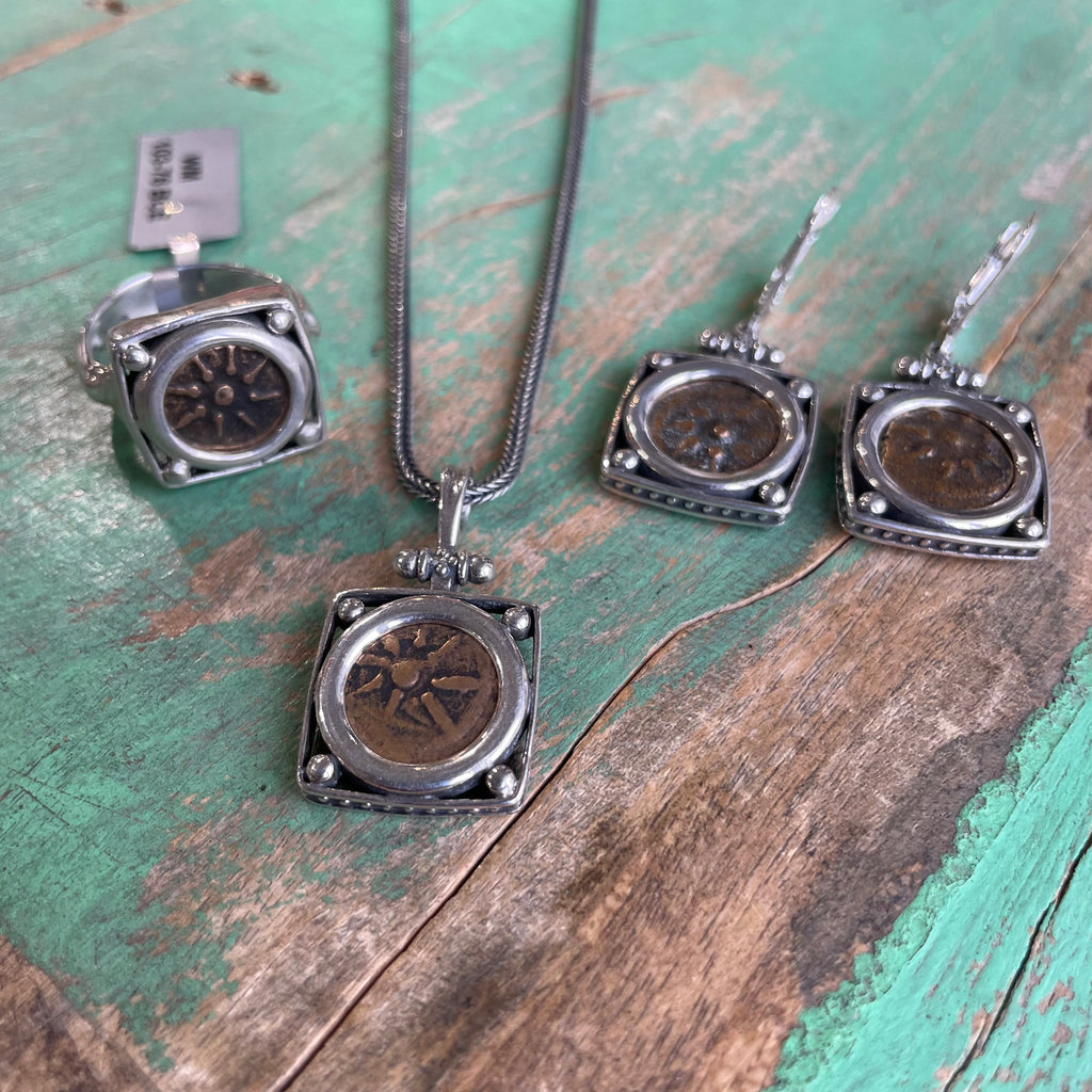 Sterling Silver Square Widow’s Mite