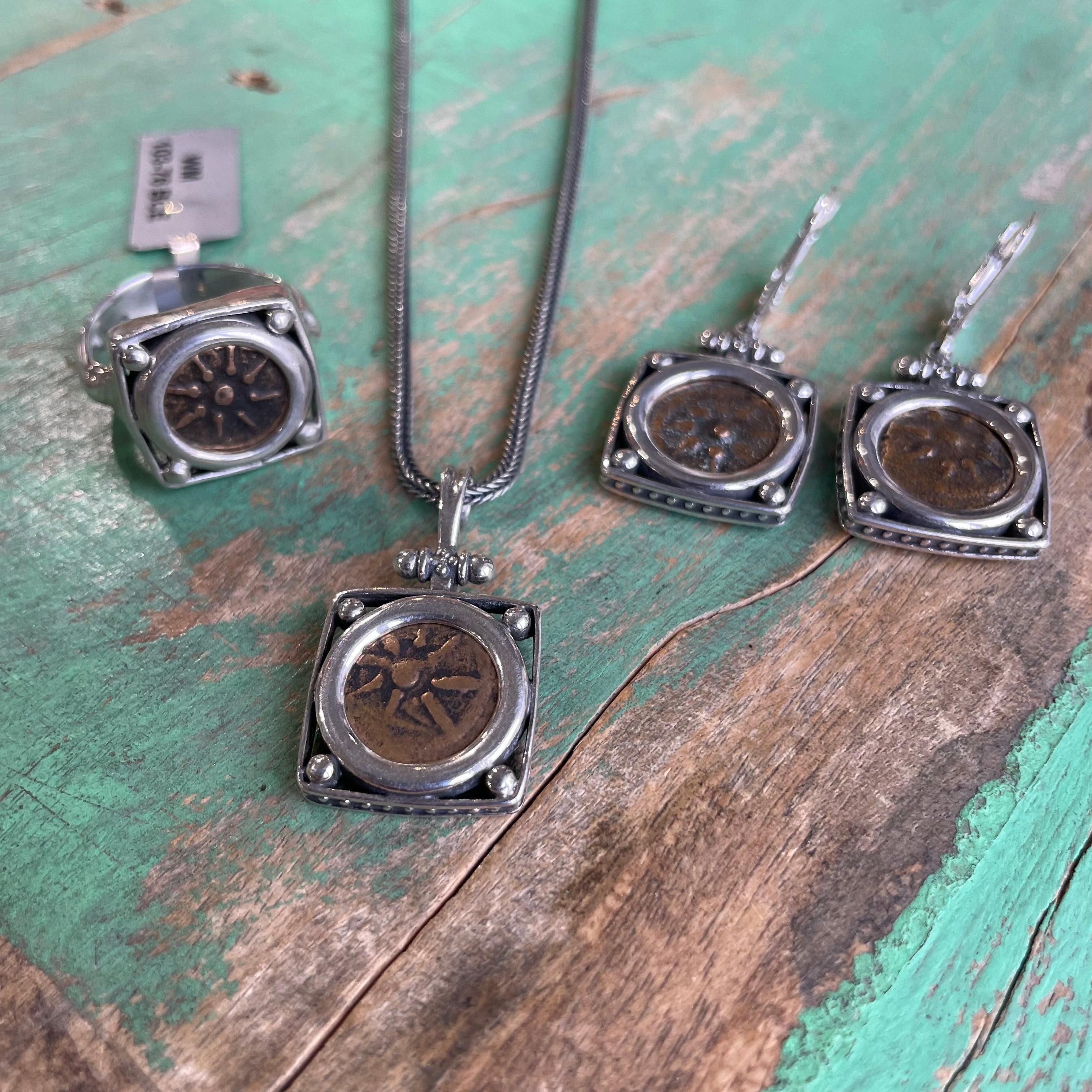 Sterling Silver Square Widow’s Mite
