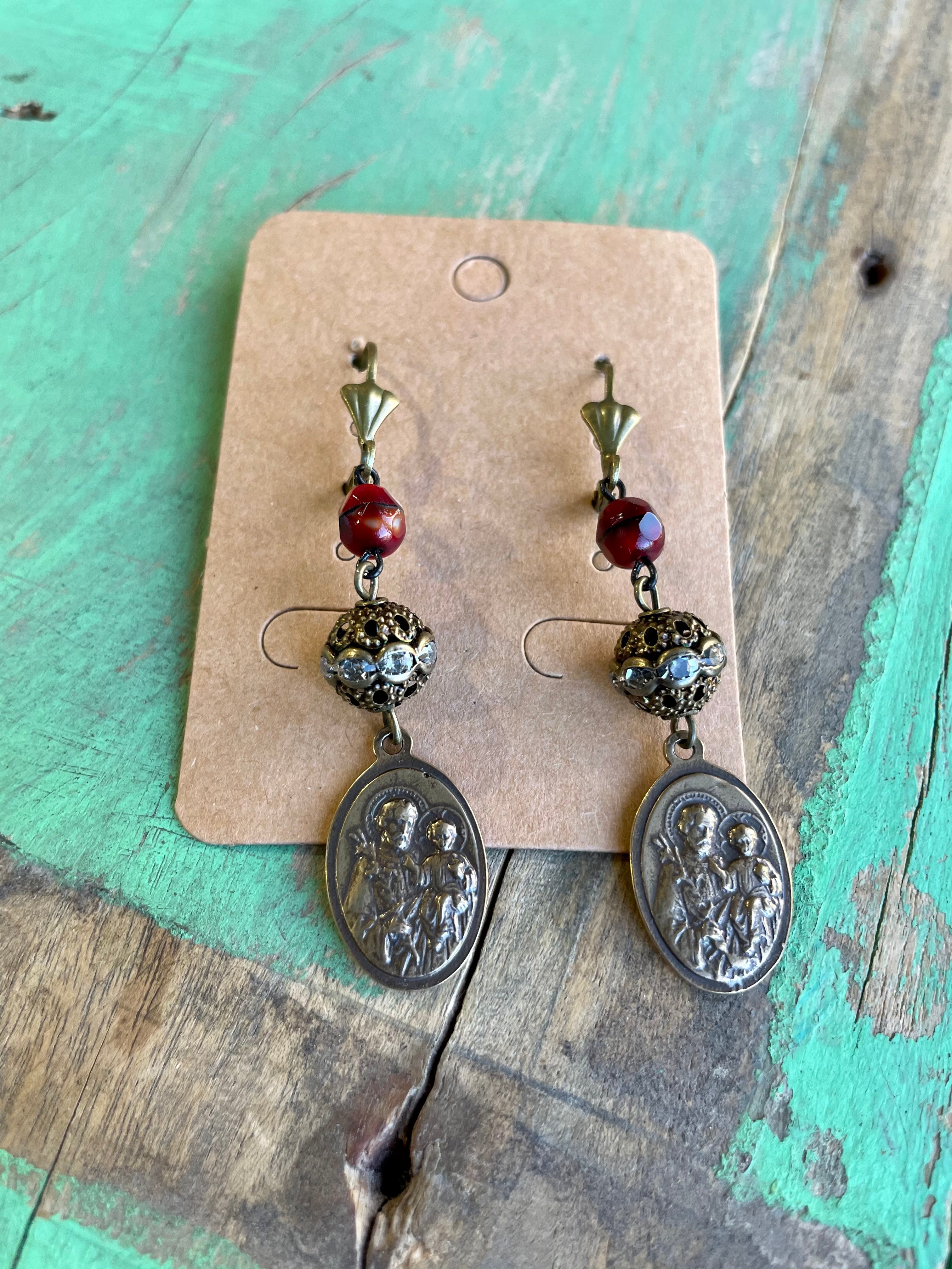 Red St Joseph Signature Necklace