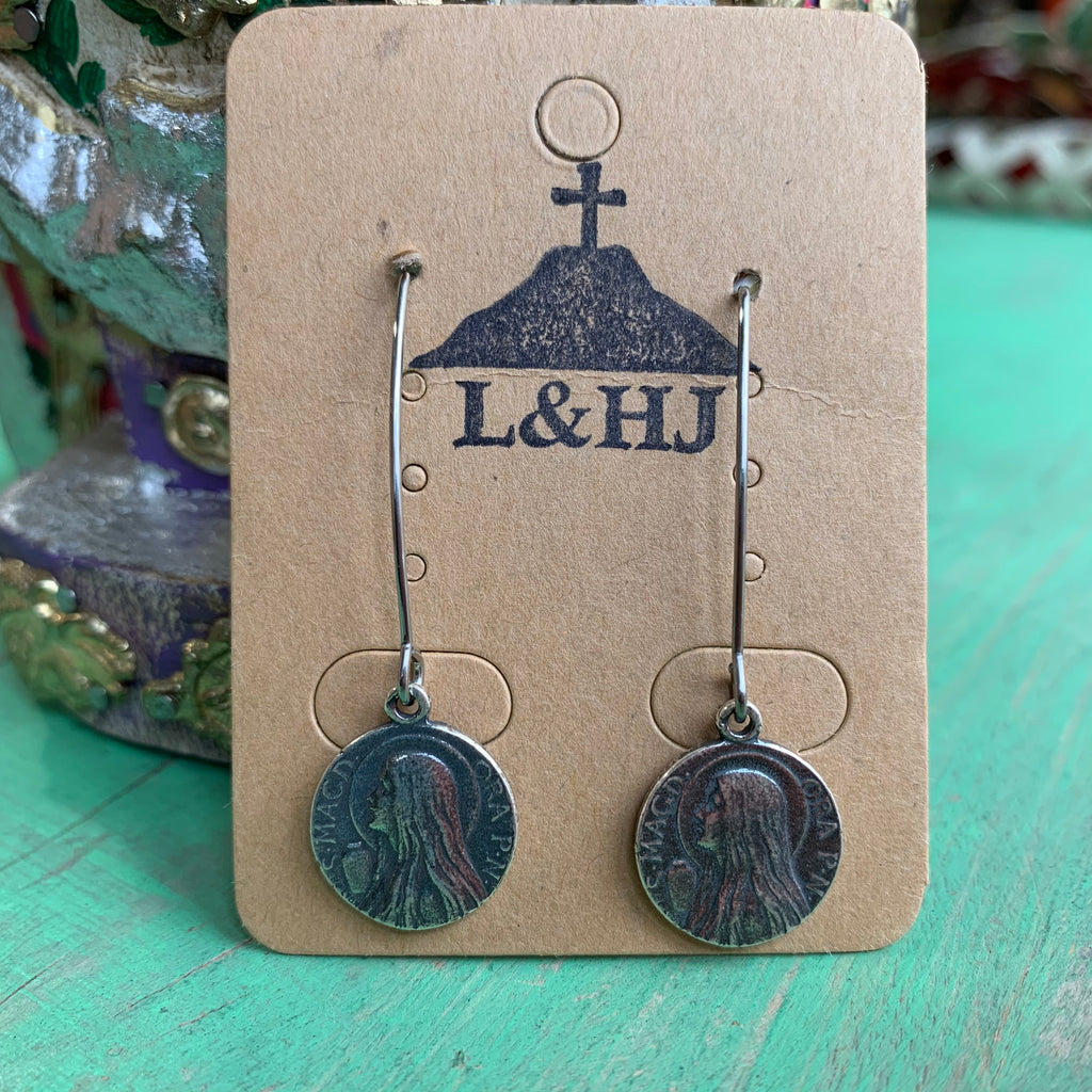 Long Hook Faith Earrings