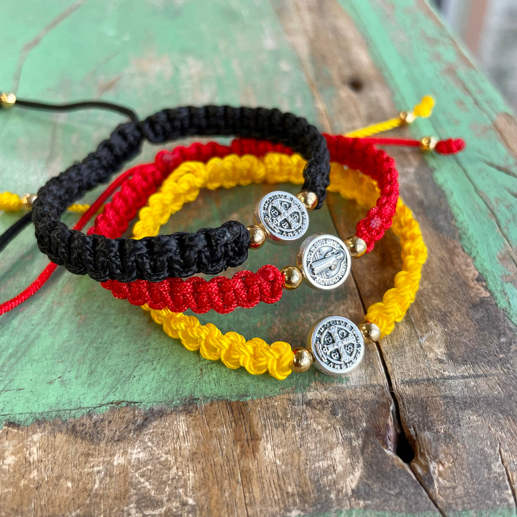 Women's St Benedict Braided Bracelets