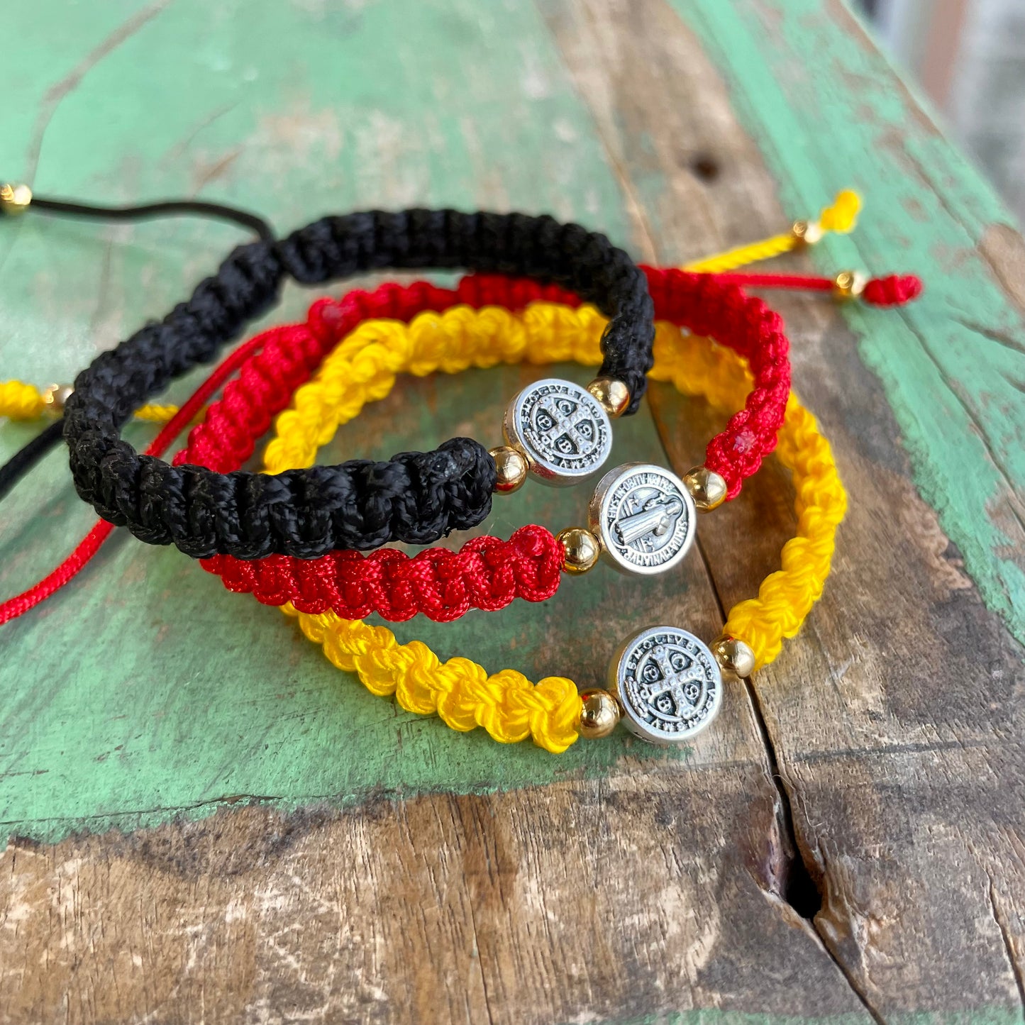 Women's St Benedict Braided Bracelets