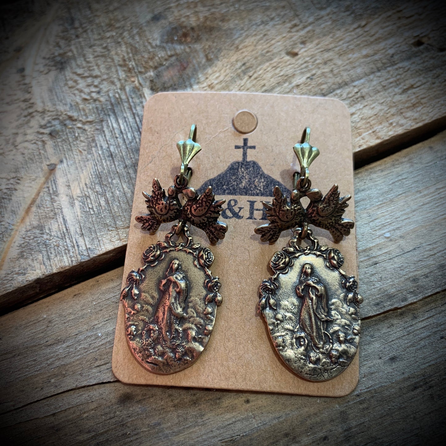 Ave María Vintage Inspired Earrings