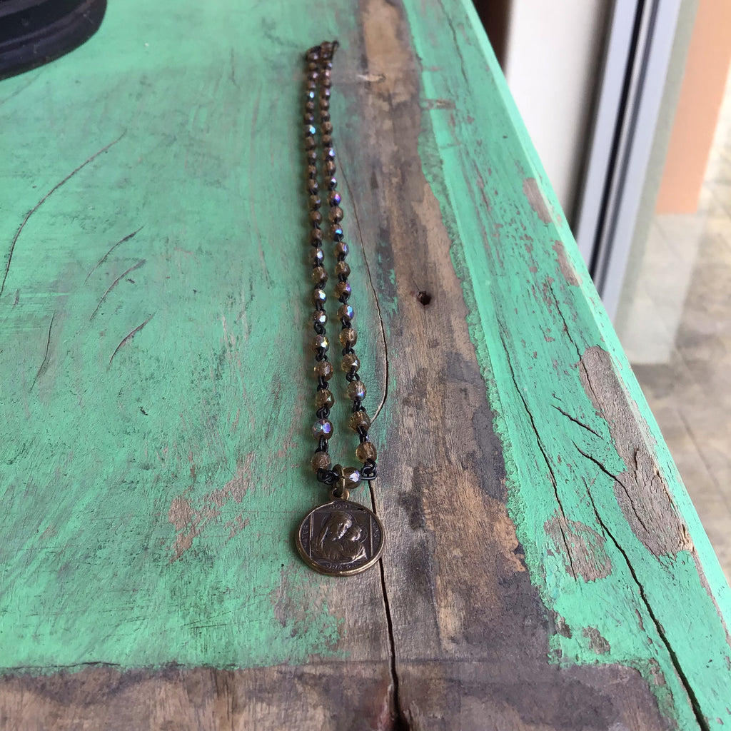 Czech Glass Faith Necklace