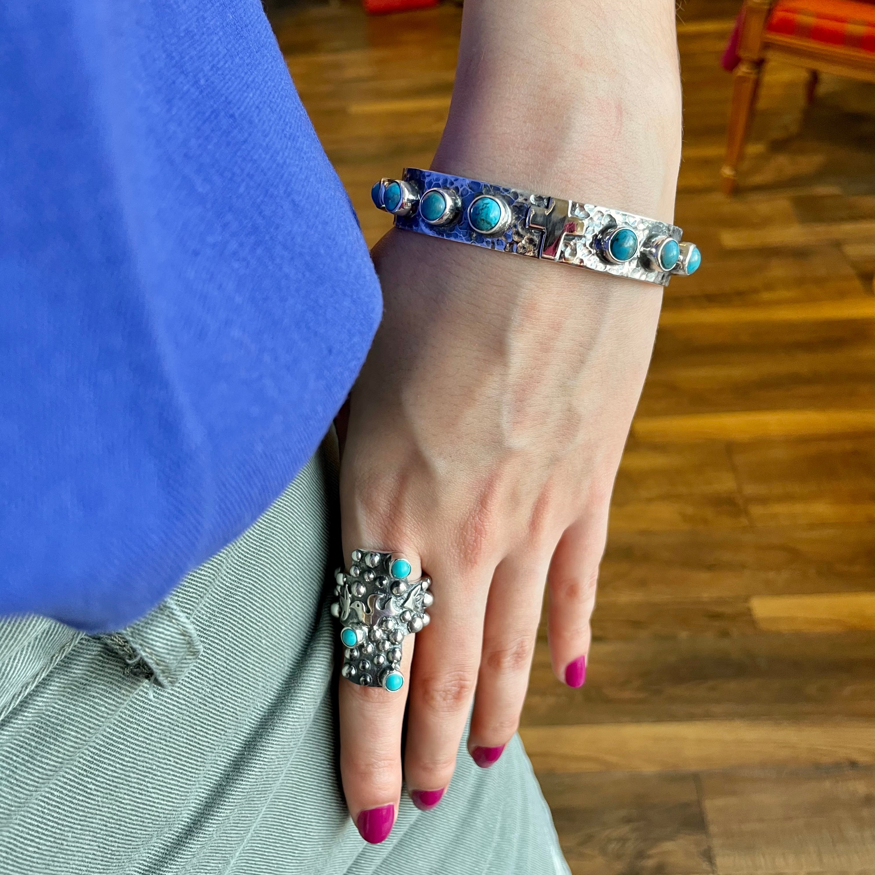 Turquoise Sterling Silver Cuff