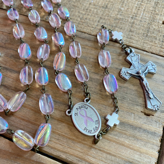 St Agatha Breast Cancer Awareness Rosary