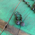 Long Pyrite OLG Necklace and Earrings