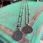 Green Tiger Eye Faith Necklace