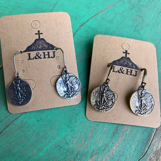 St Michael Earrings