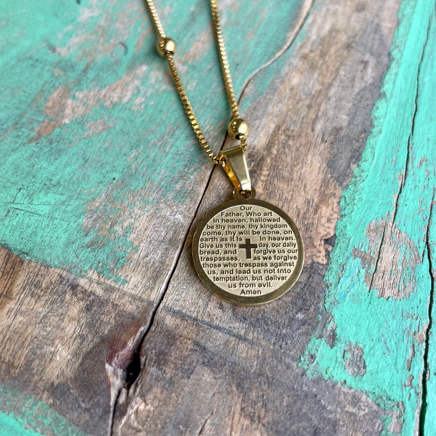 Lord's Prayer Necklace