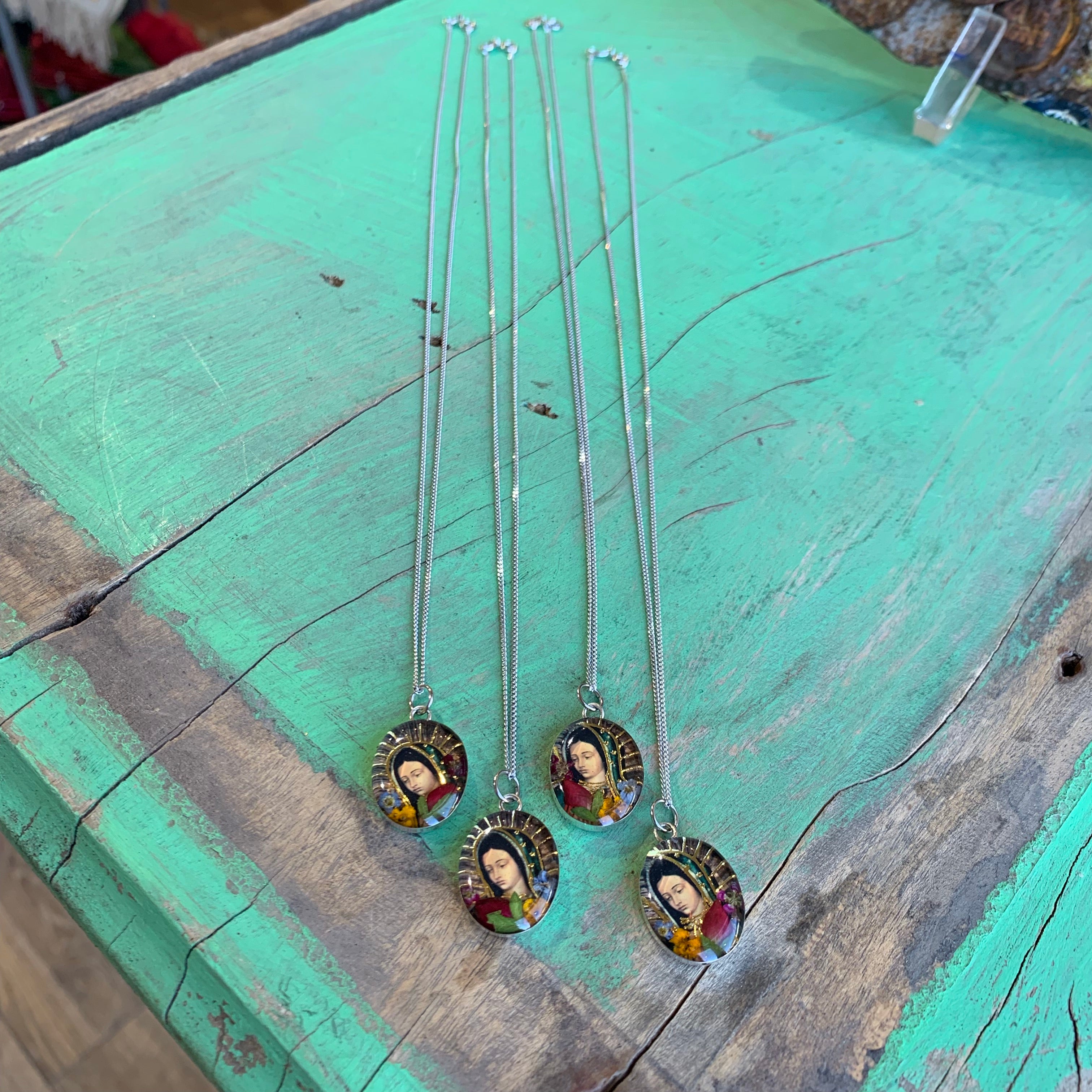 Sterling Silver Colorful OLG Necklace
