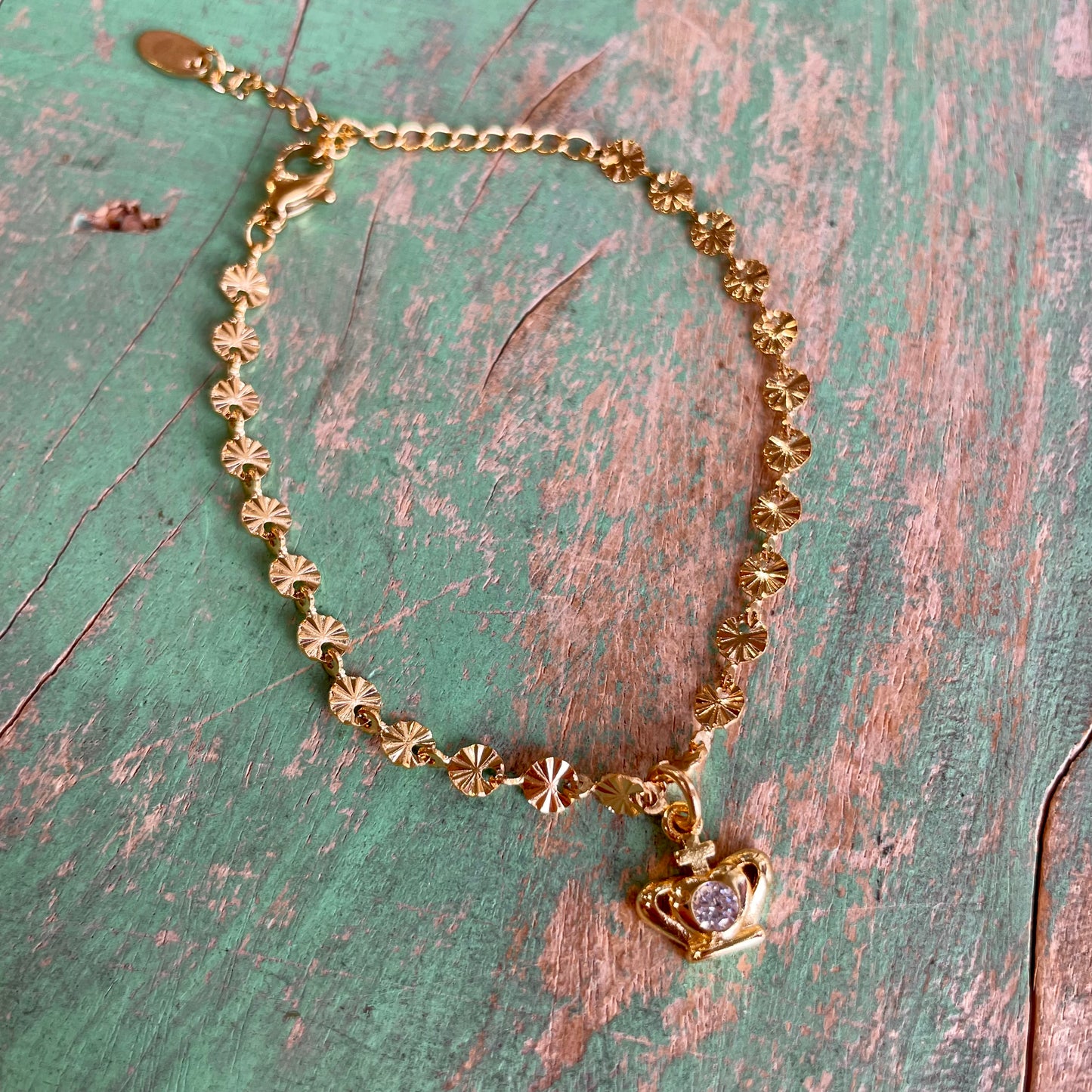 Jeweled Crown Bracelet
