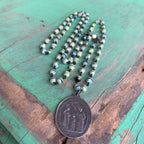 Green Tiger Eye Faith Necklace