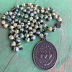 Green Tiger Eye Faith Necklace