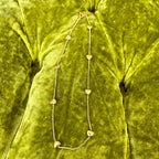 Floating Hearts Hold Stainless Steel Necklace