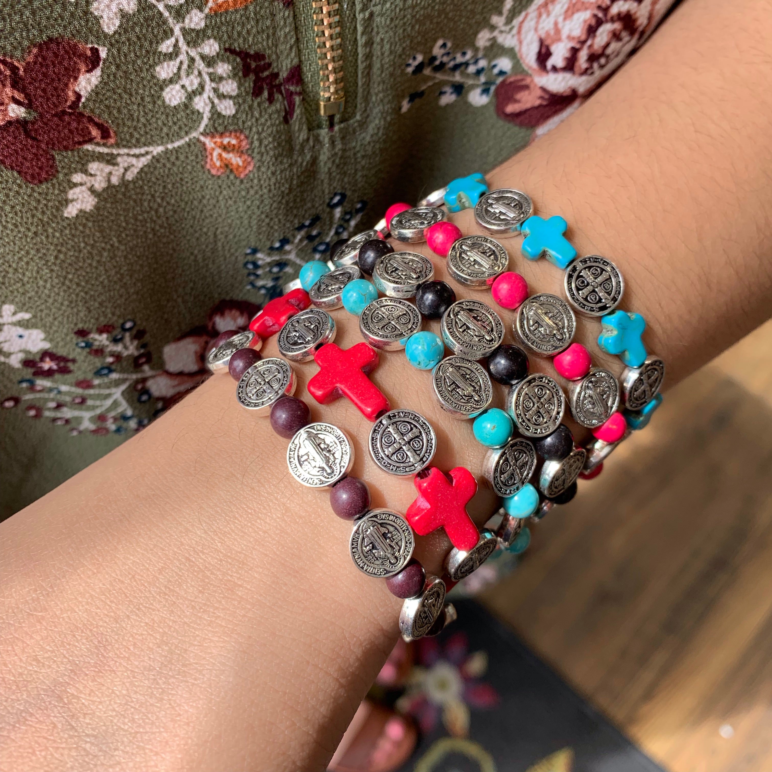 Round Bead Blessings Bracelet