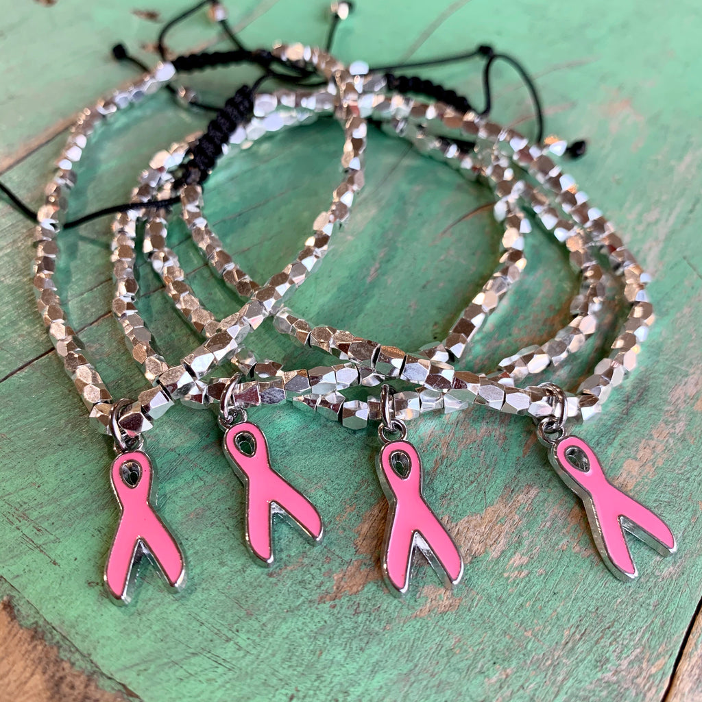Pink Ribbon Bracelet