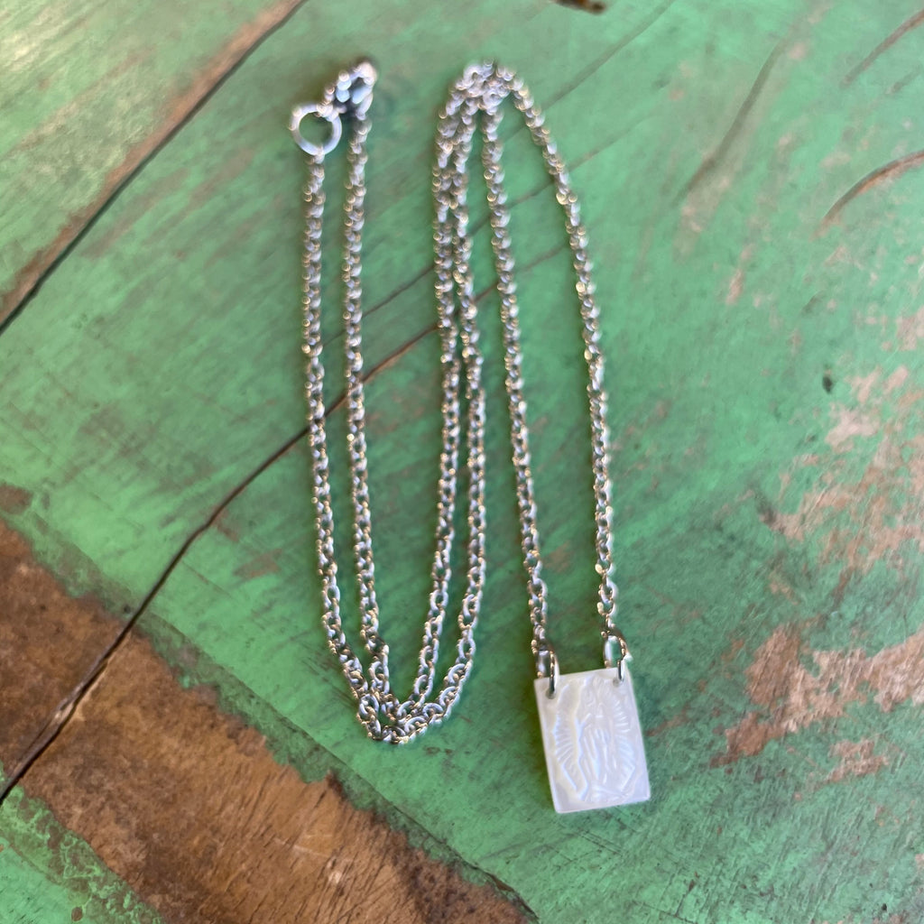 Dainty Stainless Steel Scapular Necklace
