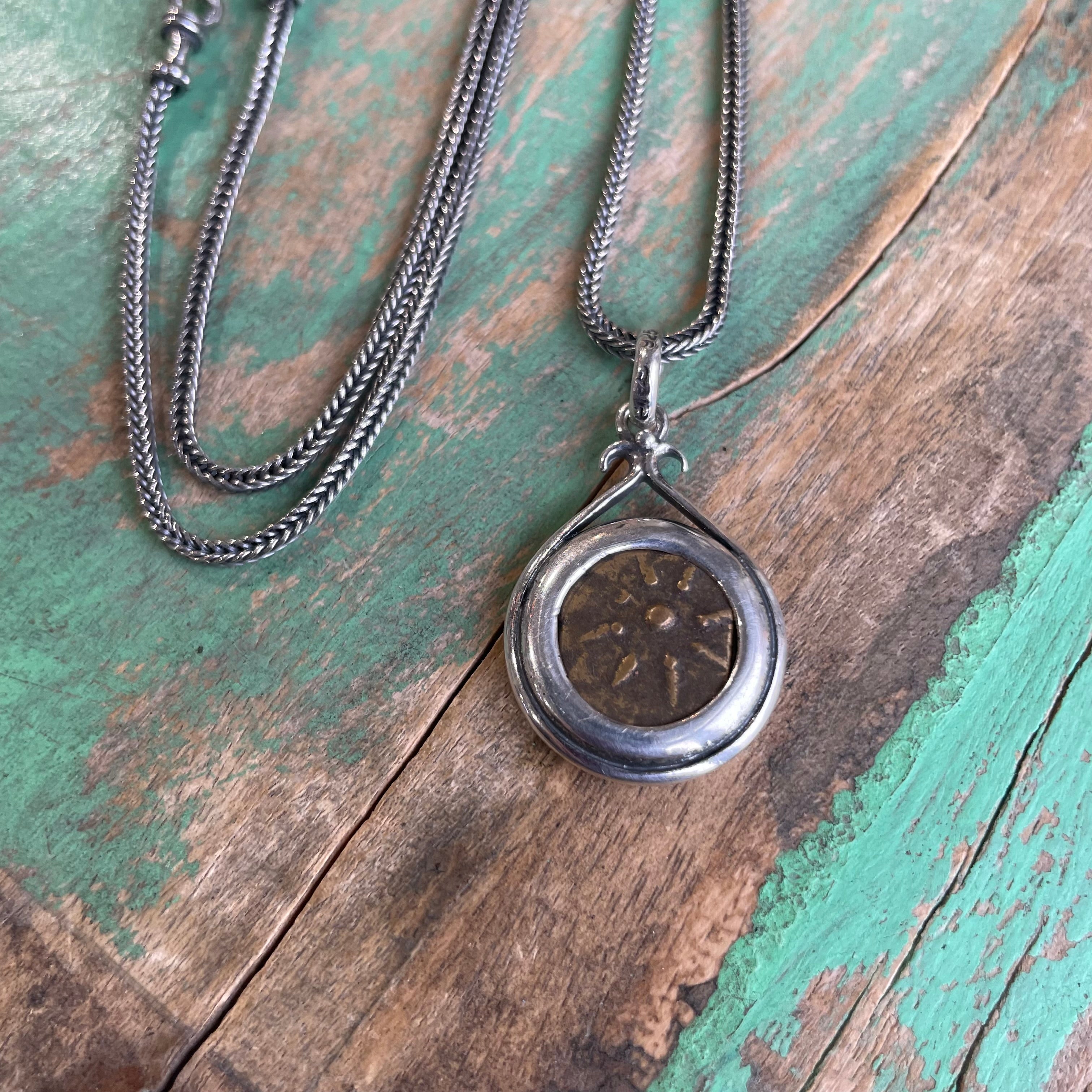 Sterling Silver Teardrop Widow’s Mite