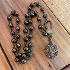 Pyrite OLG Clasp Necklace Set
