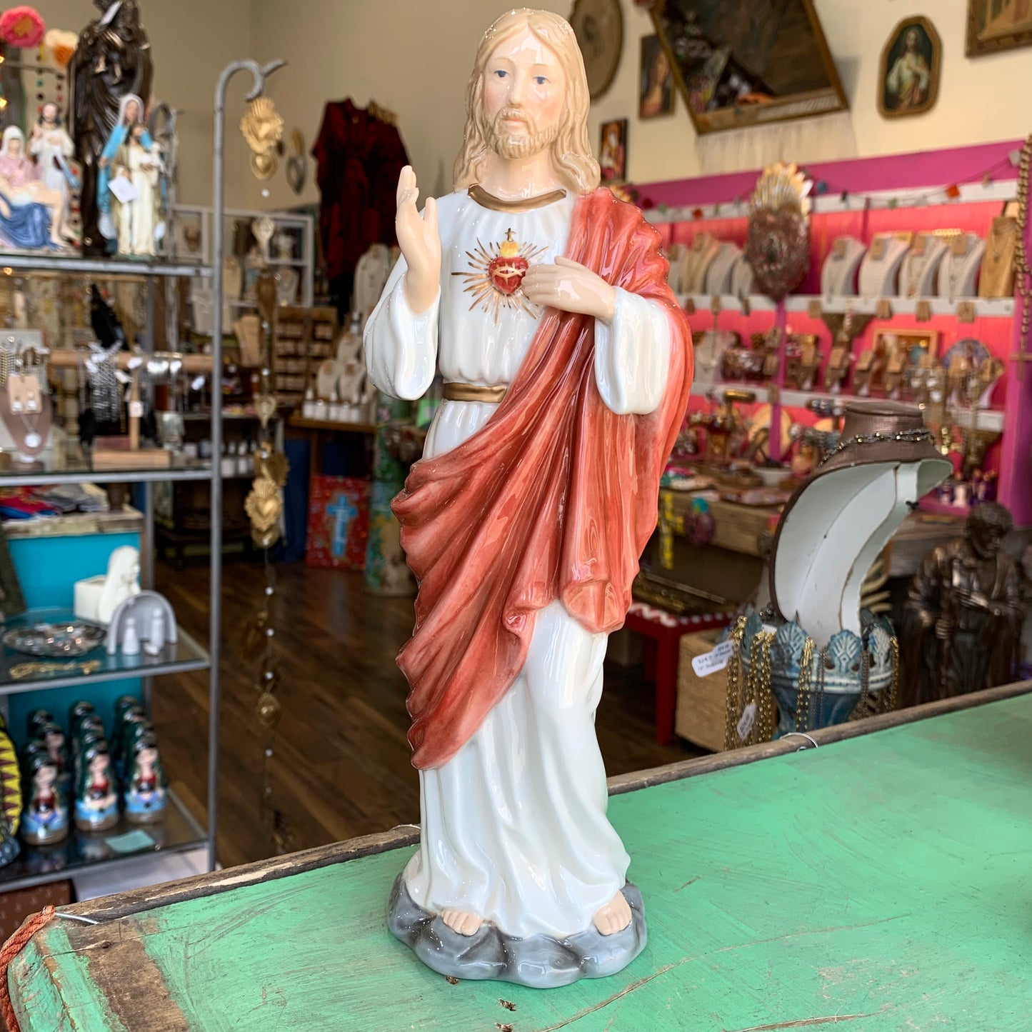 12" Sacred Heart and Immaculate Hearts of Jesus and Mary
