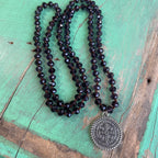 Long Crystal Faith Necklaces