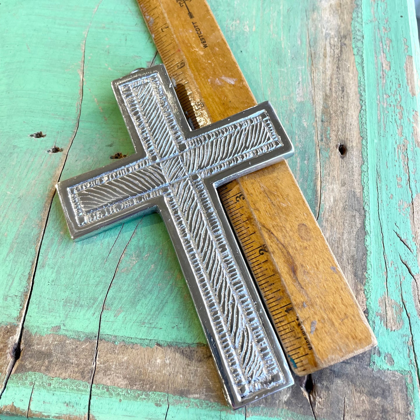 Simple Pewter Cross