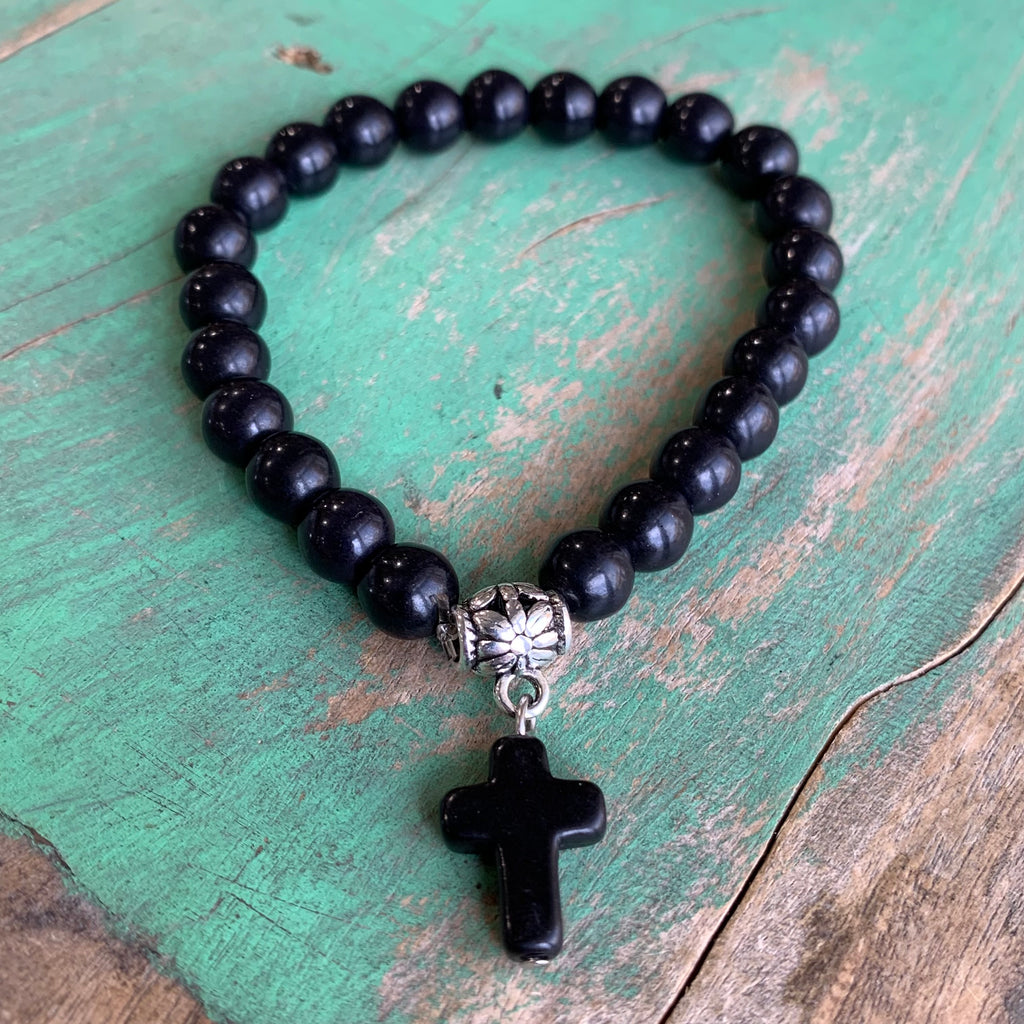Dangle Cross Faith Bracelet