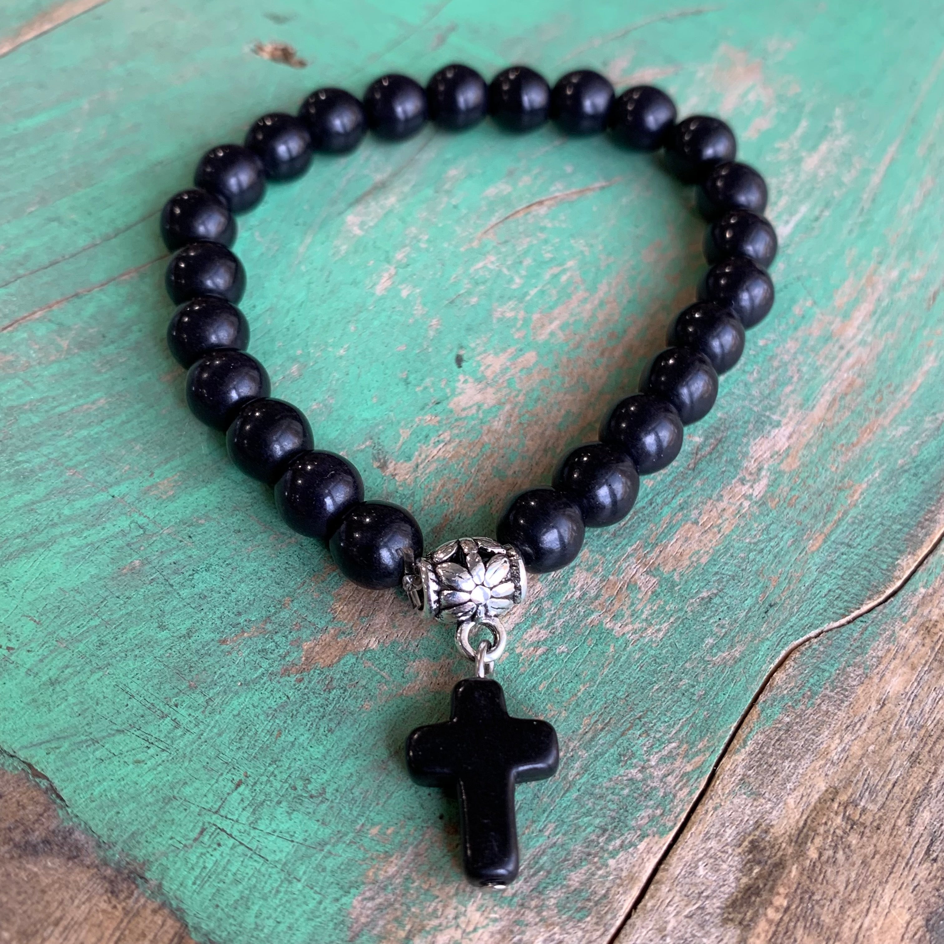 Dangle Cross Faith Bracelet