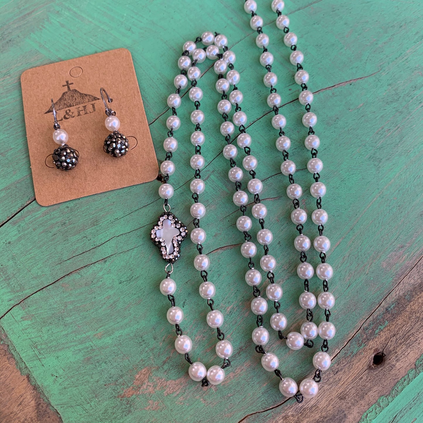 Delilah Necklace and Earrings