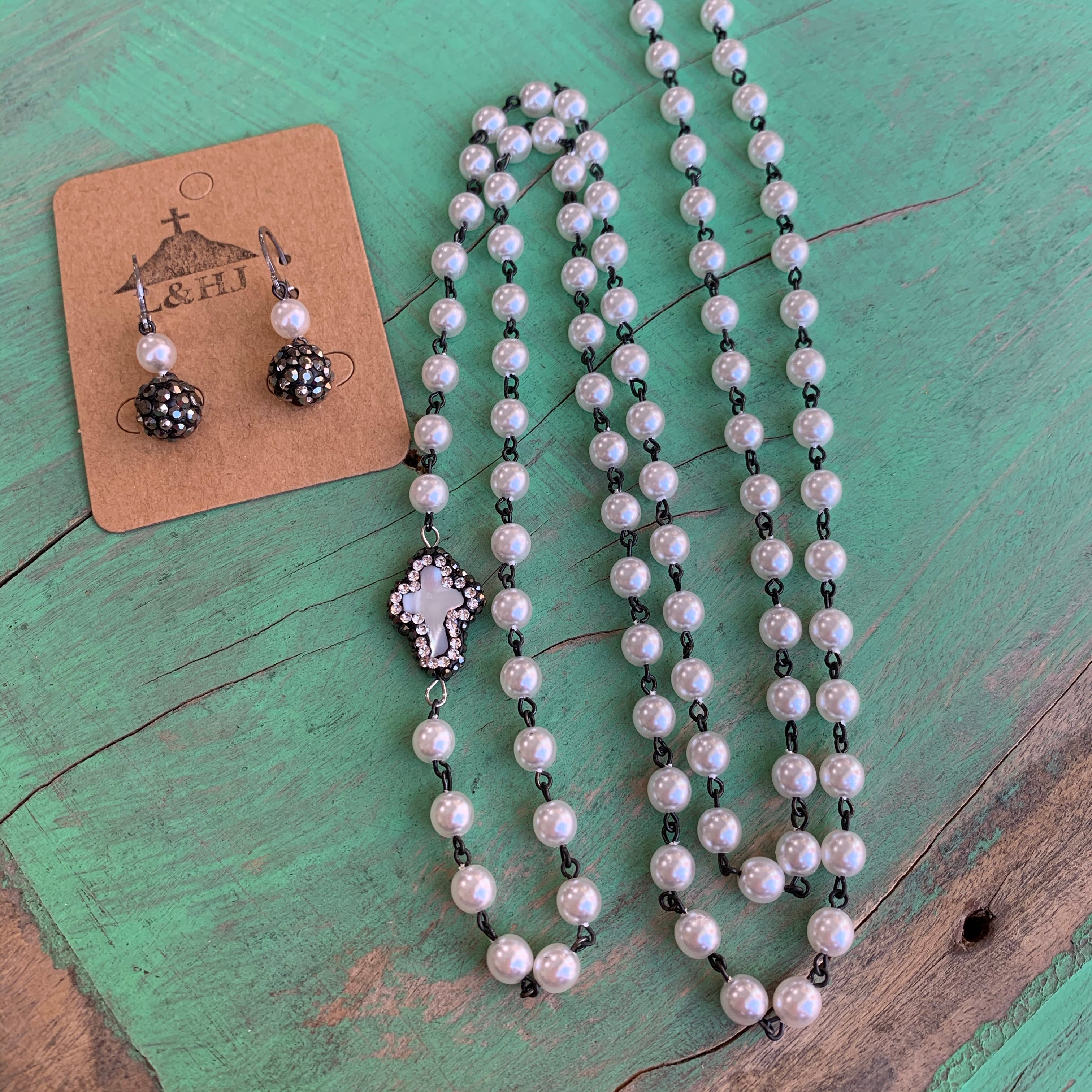 Delilah Necklace and Earrings