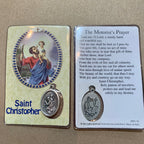 Healing Saints Prayer Cards with Medals