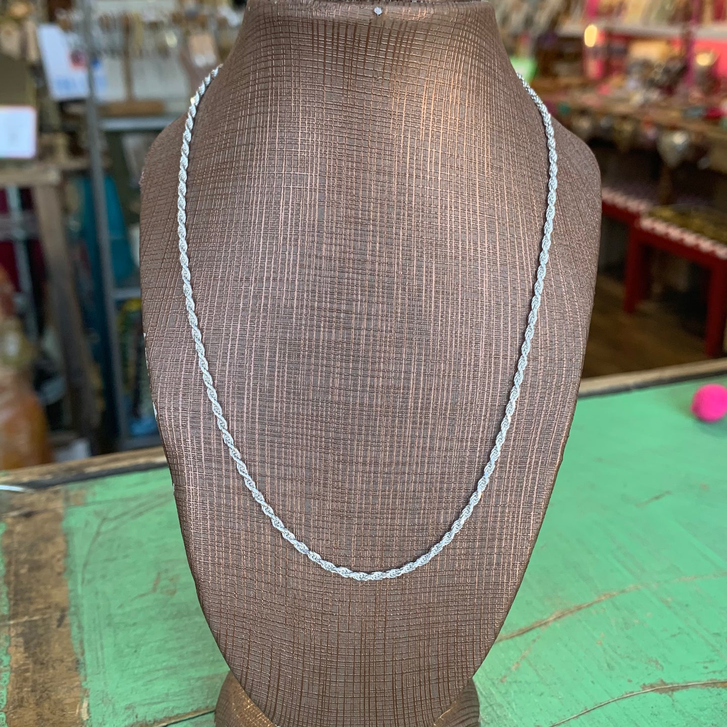 Sterling Silver 1.5MM Rope Chain