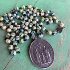 Green Tiger Eye Faith Necklace
