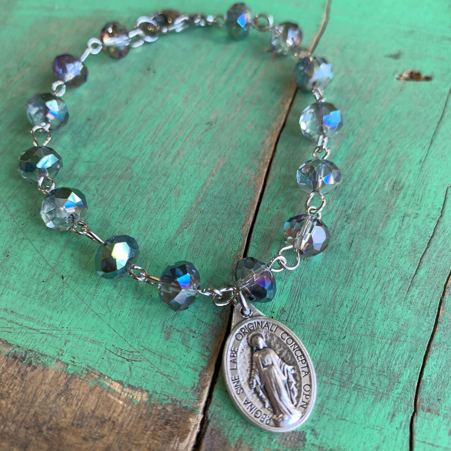 Iridescent Miraculous Medal Set