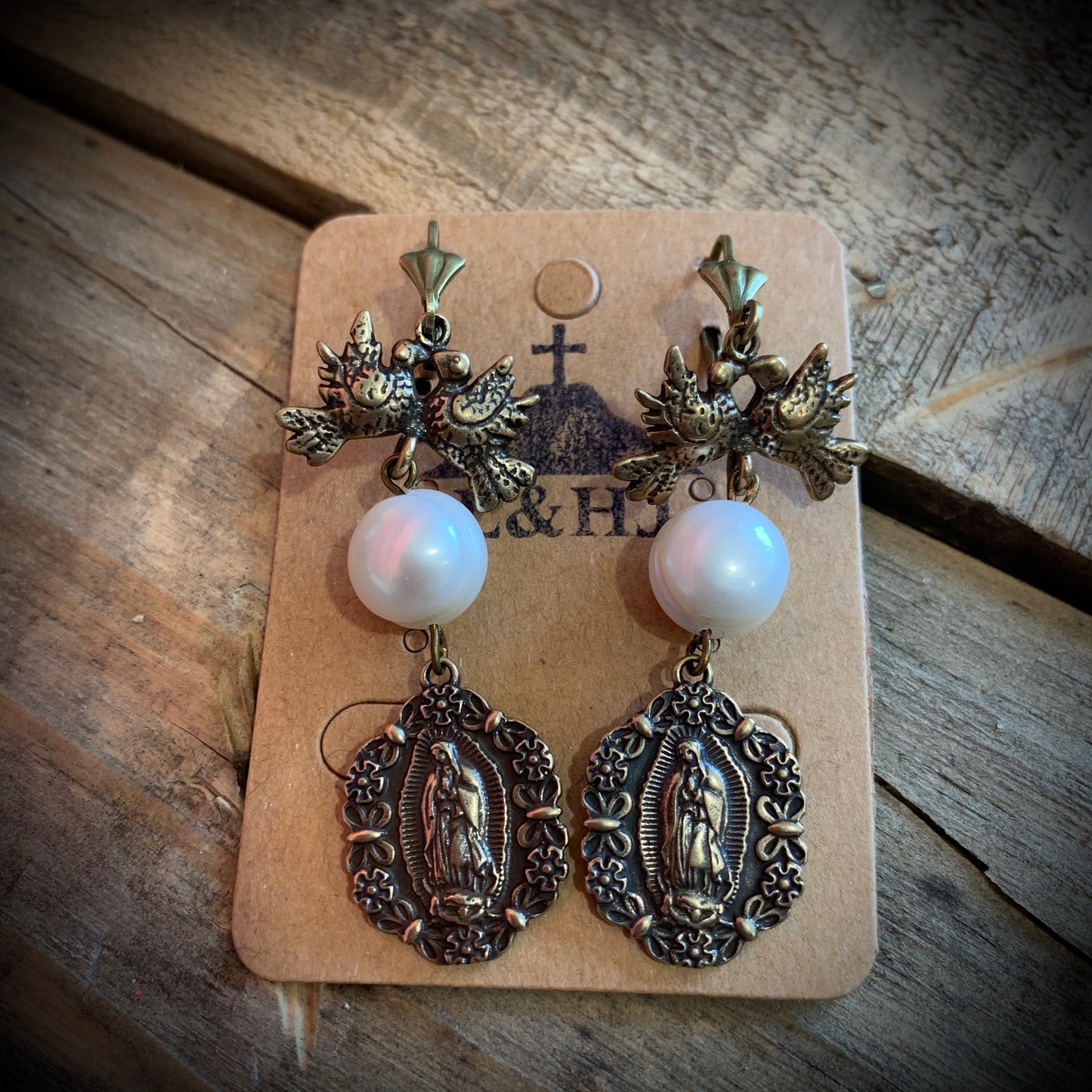 Ave María Vintage Inspired Earrings