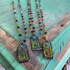 Lydia’s Art Rectangular Necklace