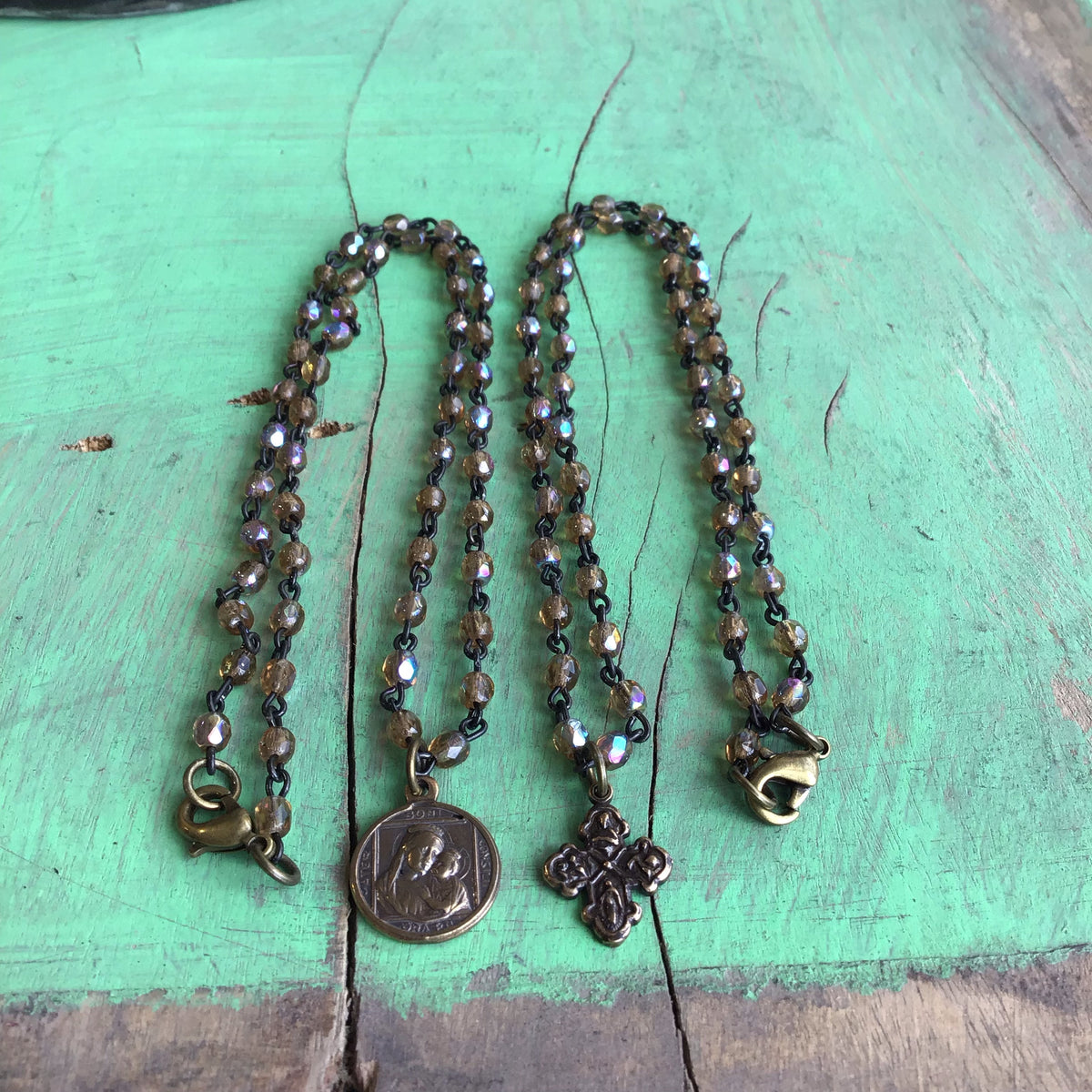 Czech Glass Faith Necklace