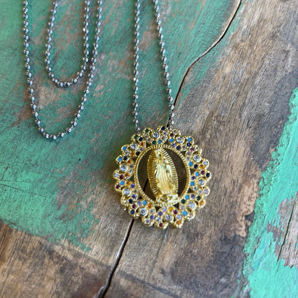 Colorful Shimmer Our Lady of Guadalupe