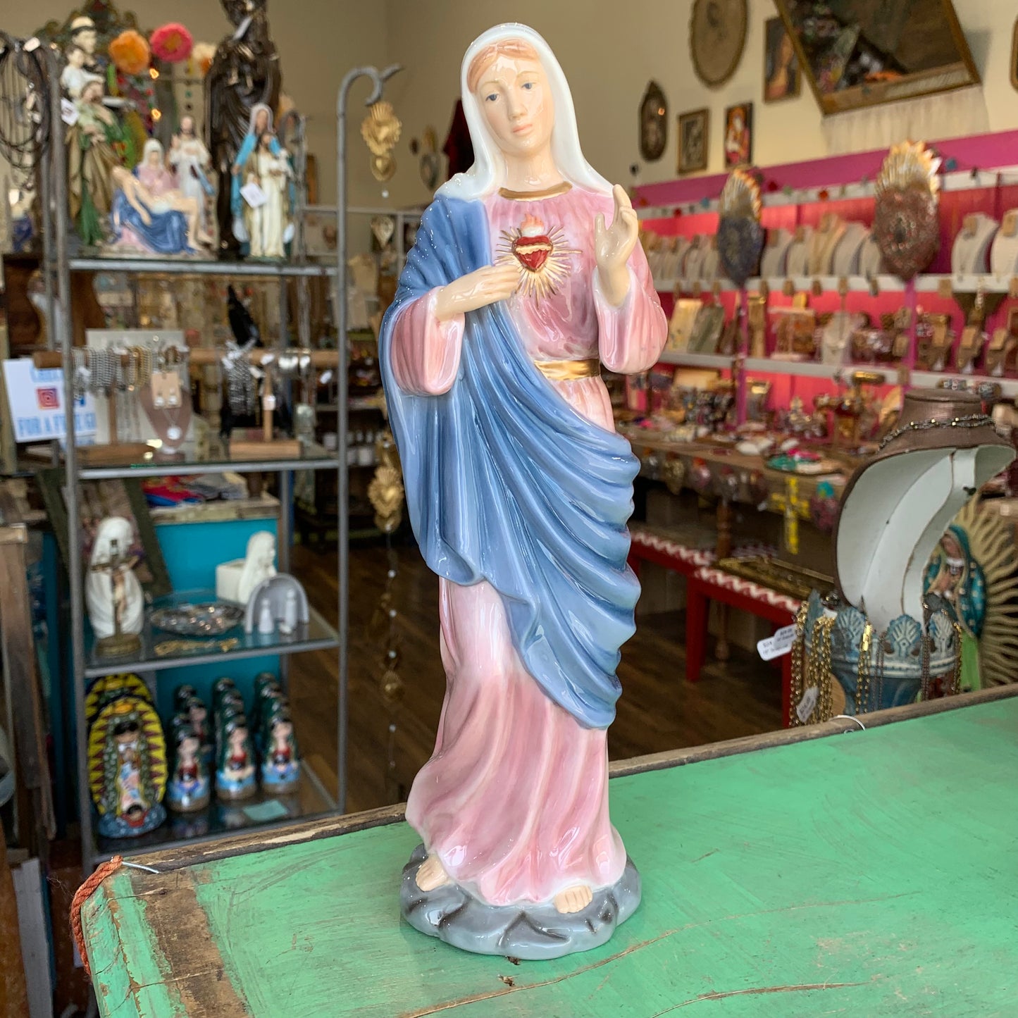 12" Sacred Heart and Immaculate Hearts of Jesus and Mary