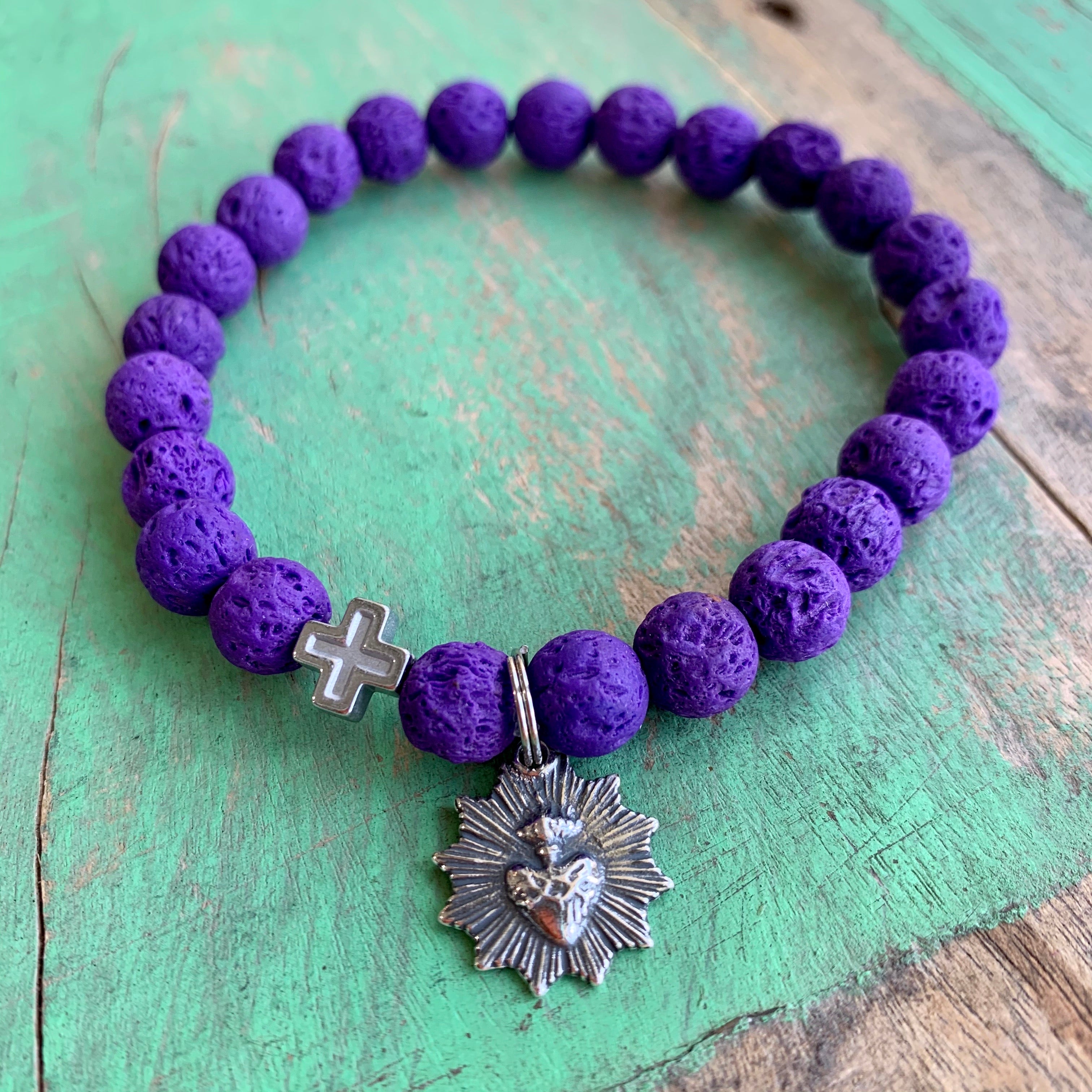 Purple Starburst Bracelet
