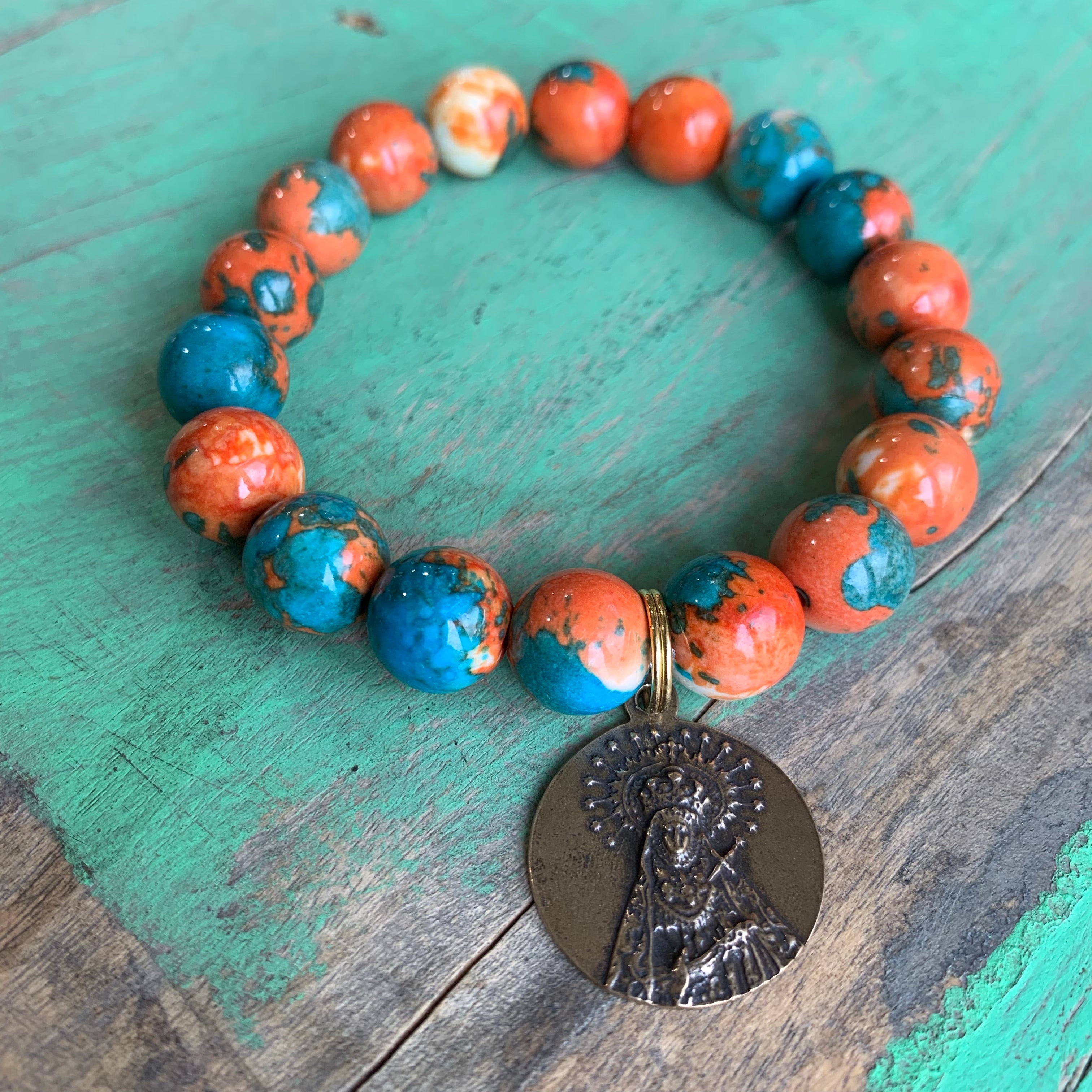 Our Lady Forever Bronze Bracelet