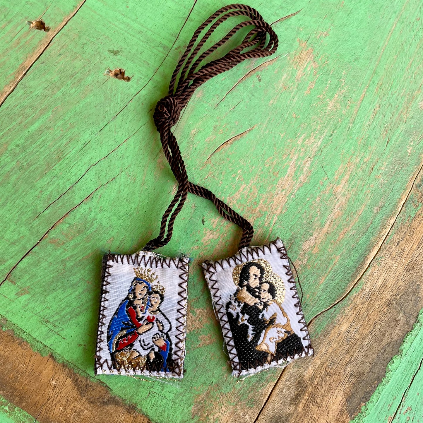 Brown St Joseph Scapular