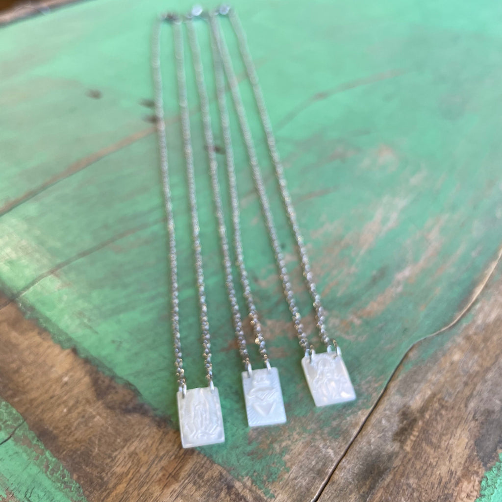 Dainty Stainless Steel Scapular Necklace